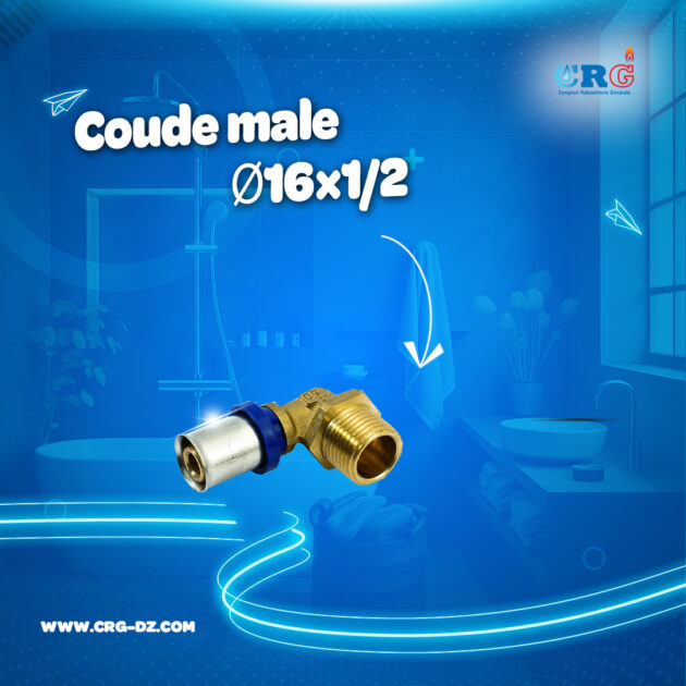 Coude male Ø 16×1/2