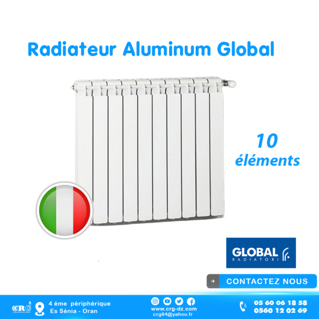 Radiateur Aluminum Global 10 éléments