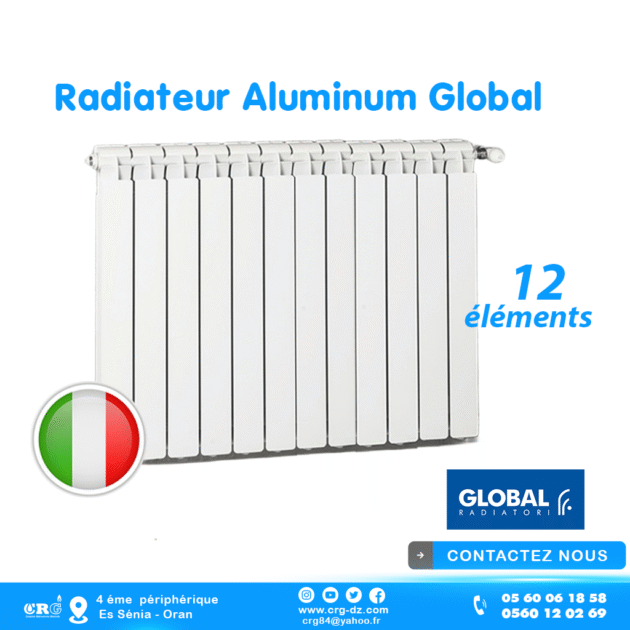Radiateur Aluminum Global 12 éléments